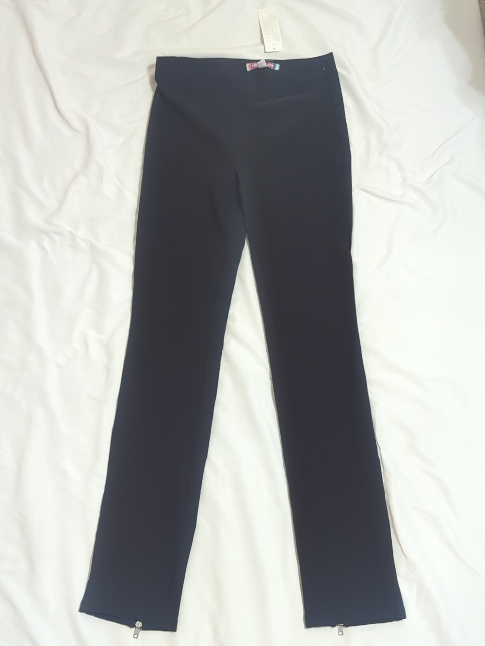 NWT Urban Outfitters Nyx Zip-Hem Pant, Color Black Size S/P - Picture 4 of 15